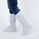 Disposable Shoe Cover Manufacturer - Hot Selling PP SMS Machine Rain Foot Cover Blue Fur Farming CE Certified Soft