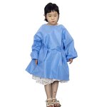 Disposable Bib Manufacturer - Waterproof Anti-Dirt for Kids Mealtime Safety SMS No-Wash Protective Children's Isolation Gown
