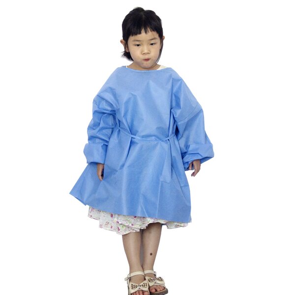 Disposable Bib Manufacturer - Waterproof Anti-Dirt for Kids Mealtime Safety SMS No-Wash Protective Children's Isolation Gown
