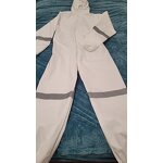 Disposable Coveralls Manufacturer - Breathable Workwear Microporous Ppes Protective Safety Construction Orange with Reflective