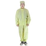 ESD Clothes Manufacturer - Lab Polyester Antistatic Hooded Split Suit Cleanroom Coverall for Factory