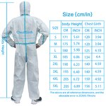 Disposable Suit Manufacturer - In Stock Type 4/5/6 Hooded Microporous Coverall with Hood and Boot Blue Taped Seam
