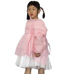 Disposable Children's Gown Manufacturer - Long Sleeve Waterproof Art Painting Kid Eating Clothes Custom Apron