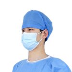 Disposable Surgical Cap Manufacturer - Medical Non Woven PP SMS Medical Doctor Cap Elastic 100 Piece