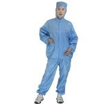Cleanroom Jacket and Pants Manufacturer - Unisex Dustproof White Anti-static Work Clothes Suit ESD Suit With Hood