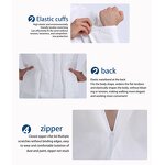 Disposable Protective Coverall Suit Manufacturer - Customization White Ppes Type 5 6 Microporous Nonwoven Safety