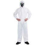 Disposable Coverall Manufacturer - White Isolation Clothes Prevent Asbestos Tubeless Type 5/6 Protective Cheap