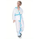 Kids Disposable Coveralls Manufacturer - Safety Protective Breathable Waterproof Microporous Film Dust Proof Healthcare