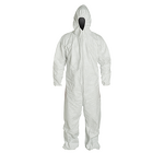 Disposable Coverall Manufacturer - White Isolation Clothes Prevent Asbestos Tubeless Type 5/6 Protective Cheap