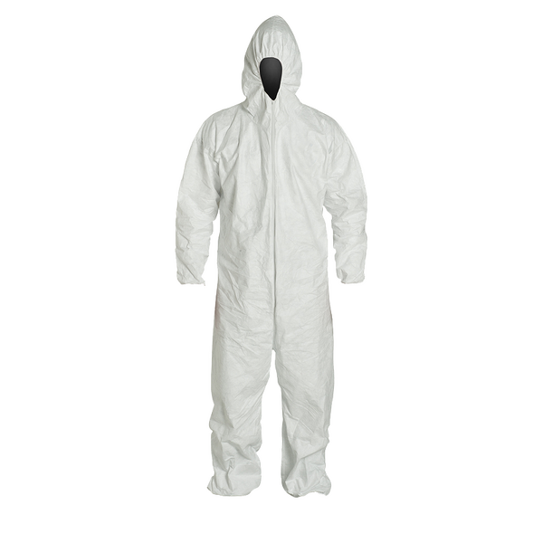 Disposable Coverall Manufacturer - White Isolation Clothes Prevent Asbestos Tubeless Type 5/6 Protective Cheap