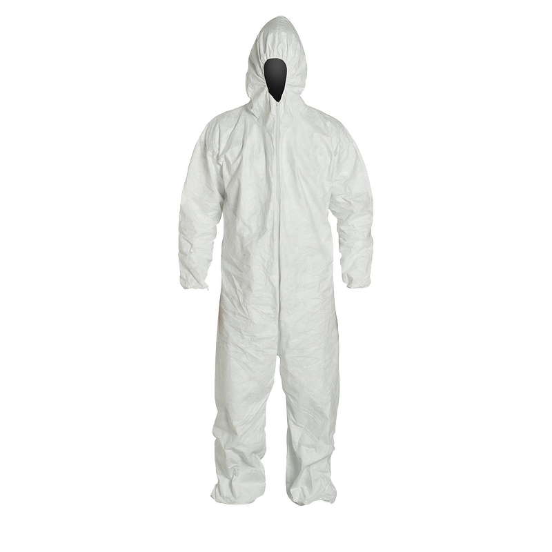 Disposable Coverall Manufacturer - White Isolation Clothes Prevent Asbestos Tubeless Type 5/6 Protective Cheap
