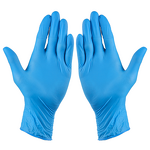 Nitrile Safety Gloves Manufacturer - Blue Black Pure Silicone Exam for Machine Operation Garden Protective