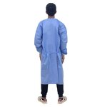 Disposable Surgical Gown Manufacturer - Unisex SMS Nonwoven Long Sleeve CE Blue PPE Isolation Hospital Protective Clothes