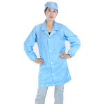 Anti-Static Clothing Manufacturer - Unisex Washable Dustproof Cleanroom ESD Gown Safety Product for Laboratory