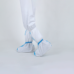 Medical Shoe Cover Manufacturer - Microporous Film with Blue Tape New & Improved Boot Cover