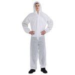 Disposable Coverall Suit Manufacturer - Waterproof Ppes Nonwoven Breathable Safety Garment Protective Pp Coverall With Hood