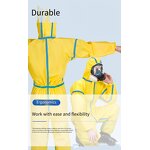 Protective Chemical Suit Manufacturer - Customizable Logo Enhanced TYPE-3 Offers Maximum Protection