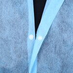 Disposable Isolation Gown Manufacturer - Custom for Dentist Long PP Lab Coat Waterproof Medical Protective Factory Price