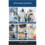 PPE Coverall Manufacturer - Custom Logo Waterproof Type 5 6 Protective Clothing Overall Workwear Disposable