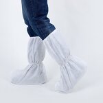 Boot Shoe Covers Manufacturer - Non-woven Disposable Non Slip With Anti-skid Rain Cover Boots