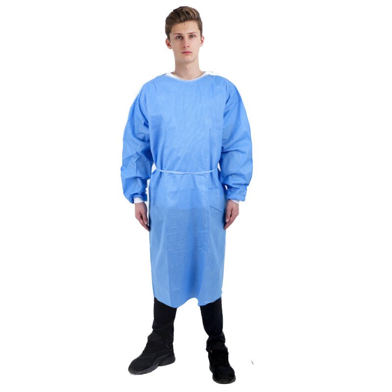 Disposable Isolation Gown Manufacturer - China Factory Waterproof SMS Level 1-3 Non-Woven Dental with Fast Delivery