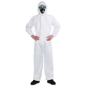 Disposable Protective Coverall Suit Manufacturer - Customization White Ppes Type 5 6 Microporous Nonwoven Safety