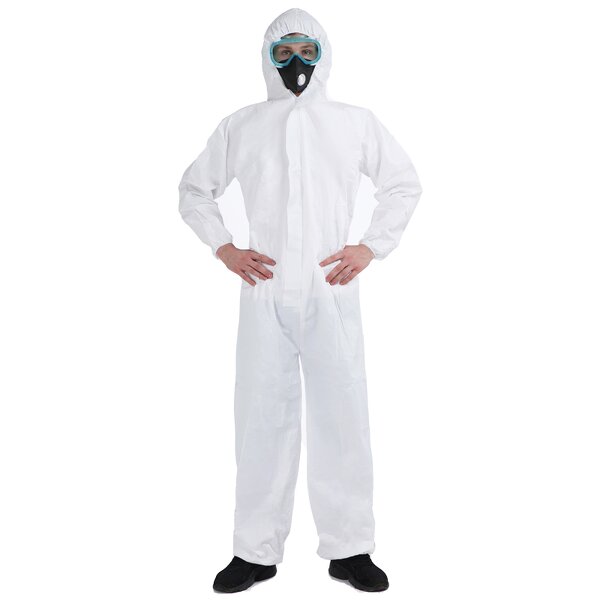 Disposable Protective Coverall Suit Manufacturer - Customization White Ppes Type 5 6 Microporous Nonwoven Safety