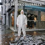 Disposable Coveralls Manufacturer - High Quality Customizable Latest Waterproof Tyvek Model Cleanroom Clothing Wholesale
