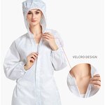 ESD Antistatic Coveralls Manufacturer - Unisex Multicolor Protective Factory Outlet Waterproof Safe Lab Coats Cleanroom Clothing