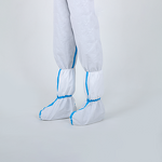 Medical Shoe Cover Manufacturer - Microporous Film with Blue Tape New & Improved Boot Cover