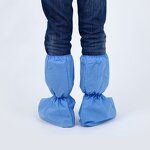 Boot Shoe Covers Manufacturer - Non-woven Disposable Non Slip With Anti-skid Rain Cover Boots