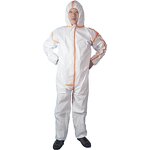 Disposable Suit Manufacturer - In Stock Type 4/5/6 Hooded Microporous Coverall with Hood and Boot Blue Taped Seam