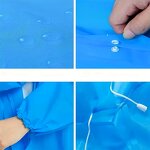 Waterproof Raincoat Manufacturer - Eva Reusable Rain Poncho Recycled Rain Jacket Durable Adult Raincoat