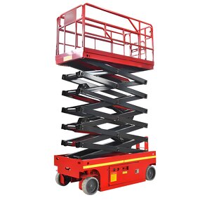 Mobile Scissor Lift Manufacturer - Self-Propelled 8m-18m with Lead Acid Battery Working Platform in Heights of 10m 12m 14m 16m Available