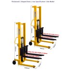 Manual Forklift Manufacturer - OEM High Efficiency Chinese with Hydraulic Pallet Lift Manual Stacker Truck