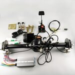 BLDC Brushless Permanent Magnet Rickshaw Motor Manufacturer - 72V 4000W 5kW Three Speed Rear Axle Controller Electric Car Motor 20A IP65