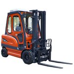 Electric Forklift Truck Manufacturer - Wholesale 1500KG 4-Wheel 3m Lifting 2ton 2.5 Ton 3ton Counterweight Electric Forklifts