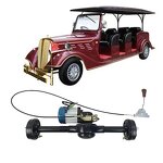 BLDC Dc Brushless Motor Manufacturer - 72v 60v 2000w 3000w 4000w Three Speed Rear Axle Controller Electric Rickshaw Motor for Car