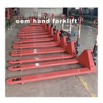 Manual Mobile Storage Box Forklift Manufacturer - Yuande Cheap Price 3tons Manual High Lift Mini Hydraulic Manual Pallet Truck