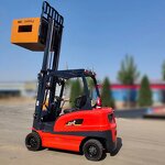 Counterbalance Forklift Manufacturer - New YUANDE 2-3 Ton Load Capacity Electric Hydraulic Lead-Acid Battery Forklift 85mm Lifting Height CE