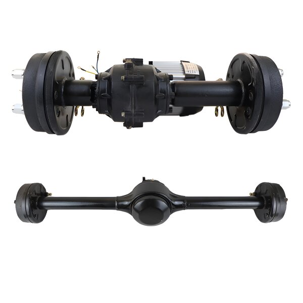 BLDC Brushless Permanent Magnet Rickshaw Motor Manufacturer - 72V 4000W 5kW Three Speed Rear Axle Controller Electric Car Motor 20A IP65