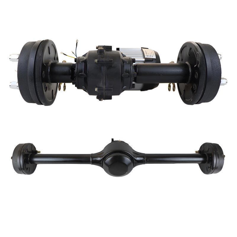 BLDC Brushless Permanent Magnet Rickshaw Motor Manufacturer - 72V 4000W 5kW Three Speed Rear Axle Controller Electric Car Motor 20A IP65