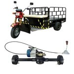 BLDC Dc Brushless Motor Manufacturer - 72v 60v 2000w 3000w 4000w Three Speed Rear Axle Controller Electric Rickshaw Motor for Car