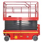 Hydraulic Pressure Double Shears Scissor Platform Manufacturer - Yuande 150Kg 300kg Removable Manual Lift Table