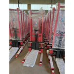 Manual Hydraulic Stacker Manufacturer - China Customized OEM 1 Tons 2ton Forklift No. 10 Channel Steel 1.6m 2m Manual Stacker