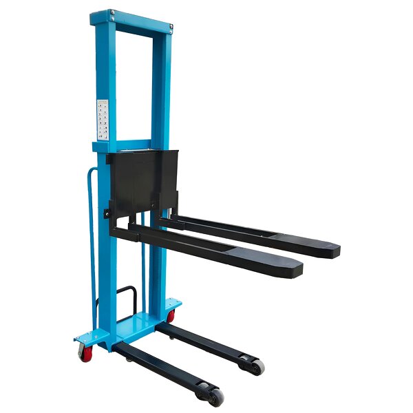 Portable Mini Self-Load Semi-Electric Forklift Manufacturer - Hand Manual Lifting Electric Lifters Small Electric Forklifts for Self-Loading