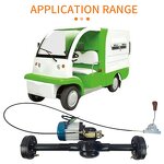 BLDC Dc Brushless Motor Manufacturer - 72v 60v 2000w 3000w 4000w Three Speed Rear Axle Controller for Electric Rickshaw Car 8mm Shaft for Boats