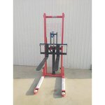 Hydraulic Hand Pallet Stacker Manufacturer - Yuande 1 Ton 1.5tons 2tons 1.6m 3m 5m Adjustable Forks Forklift Manual Stacker