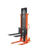 Manual Pallet Stacker Manufacturer - 1100mm 1ton 2ton C-shaped Steel Double Gantry Manual Hand Hydraulic Forklift Lifting Pallet Truck