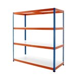 Steel Pallet Racks Manufacturer - 200kg-500kg Drive-In VNA Boltless Corrosion Protected 5-Layer Wire Mesh Decking Laminated